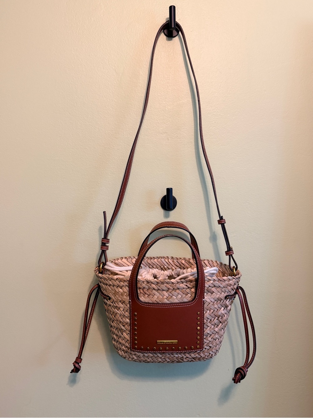House of Harlow 1960 Straw Bag